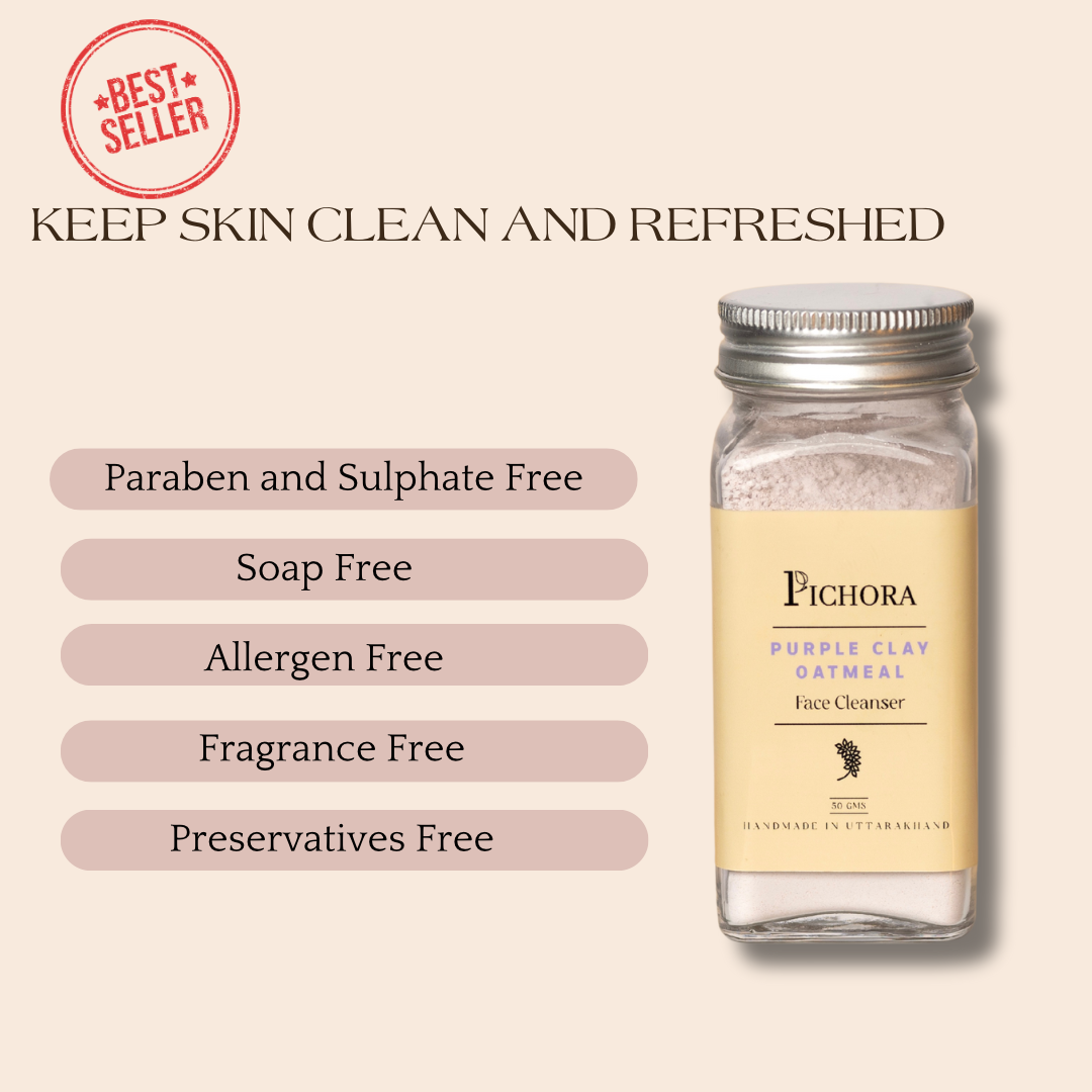 Purple Clay + Oats Face Cleanser