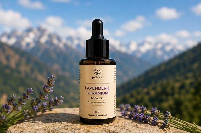 Lavender and Geranium Body Oil