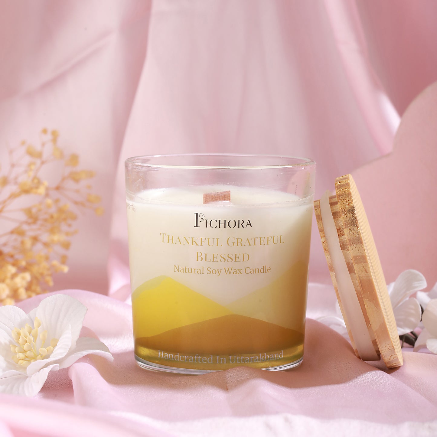 Thankful Grateful Blessed - Soy Wax Candle