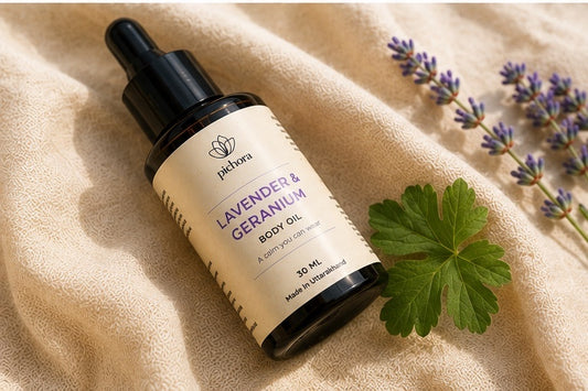 Lavender and Geranium Body Oil