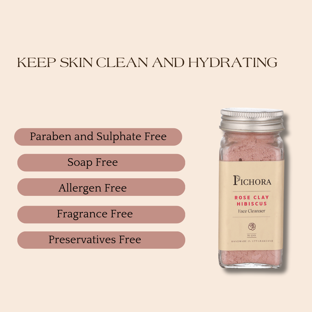 Rose Clay and Hibiscus Face Cleanser